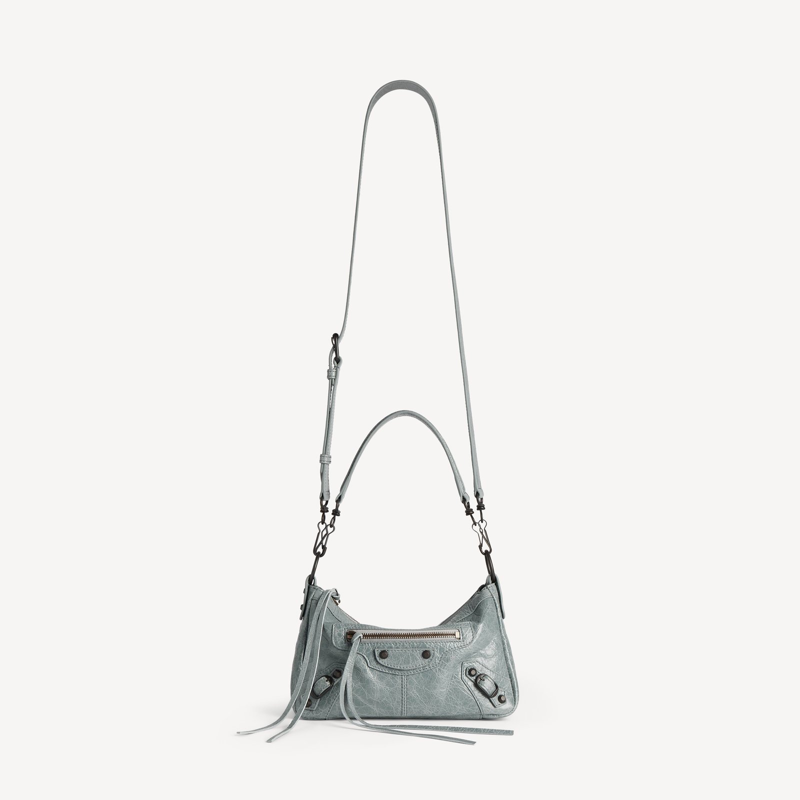 Men's Le City Moto Bag Small in Blue Grey